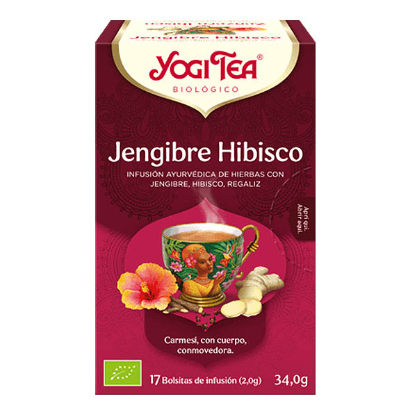 Yogi Tea Jengibre-Hibisco (17 filtros)