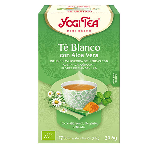 Yogi Tea TE BLANCO CON ALOE VERA bio (17 filtros)