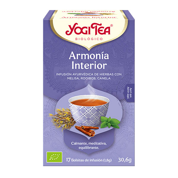 Yogi Tea ARMONIA INTERIOR bio (17 filtros)