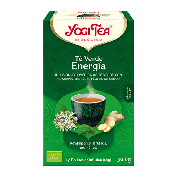 Yogi Tea T VERDE ENERGA bio (17 filtros)