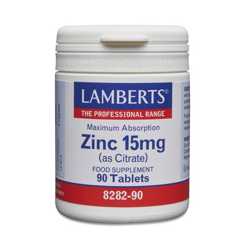 ZINC 15 mg (90 comprimidos)